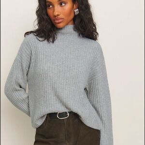 Reformation Lawson Cashmere Oversized Sweater